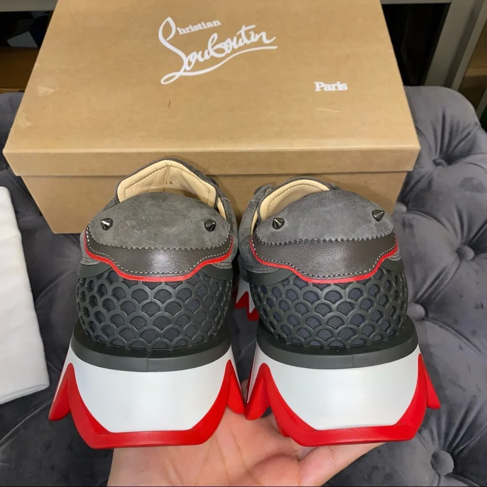 New Size 44 Christian Louboutin Loubishark Sneakers - Picture 5 of 5